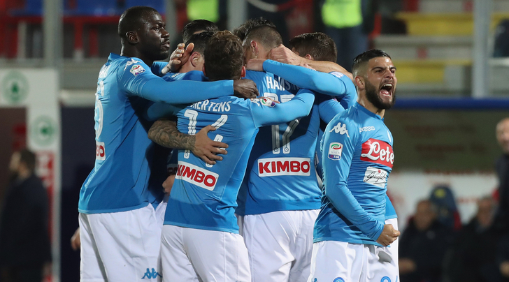 Serie A: Crotone Napoli 0-1, azzurri campioni d’inverno