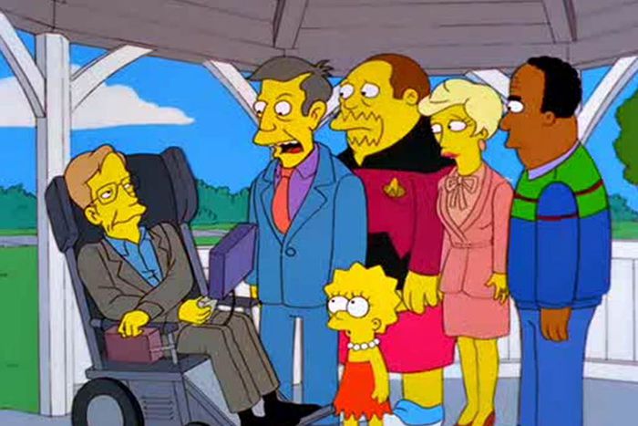 Dai film ai Simpsons, Hawking icona pop