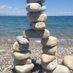Scultura realizzata il 27/07/2017 con 16 pietre