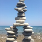 Scultura realizzata il 20/07/2017 con 25 pietre
